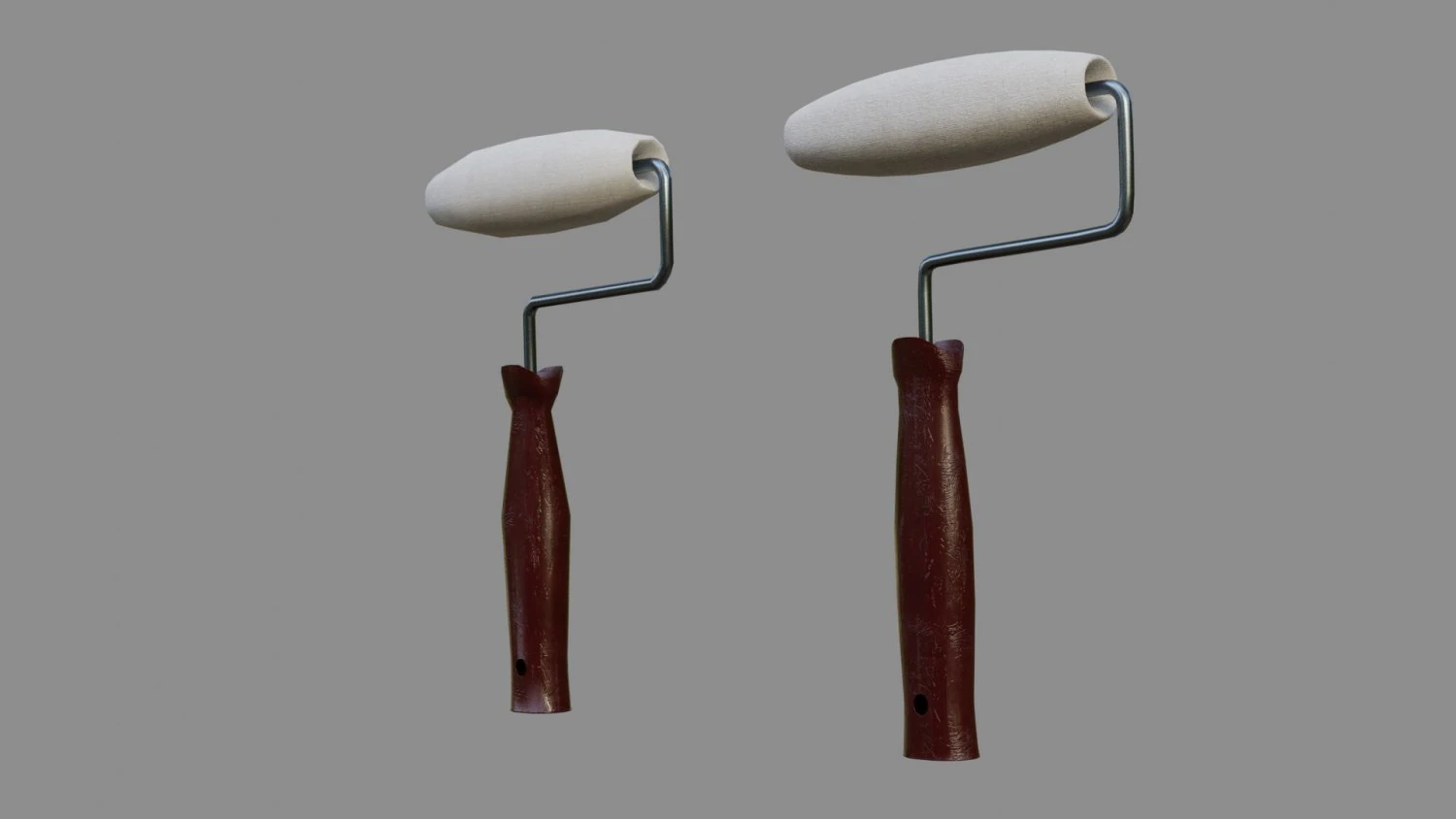 paintbrush - low and high poly 3D Model .c4d .max .obj .3ds .fbx .stl .blend 