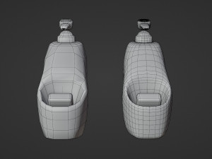 soap dish - low and high poly 3D Модель