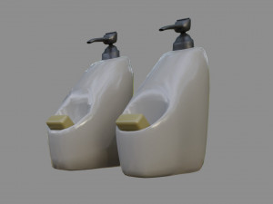 soap dish - low and high poly 3D Модель