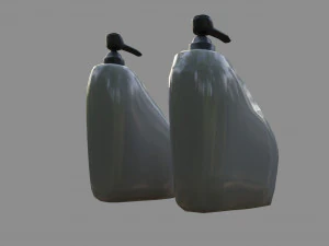 soap dish - low and high poly 3D Model