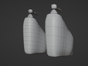 soap dish - low and high poly 3D Модель