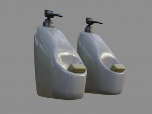 soap dish - low and high poly 3D Model