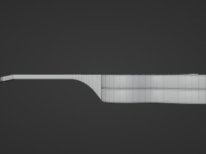 Wooden Guitar 3D Model