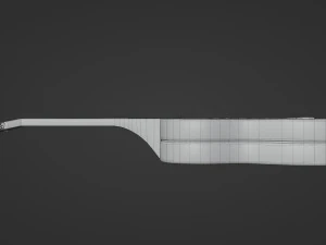 Wooden Guitar 3D Model