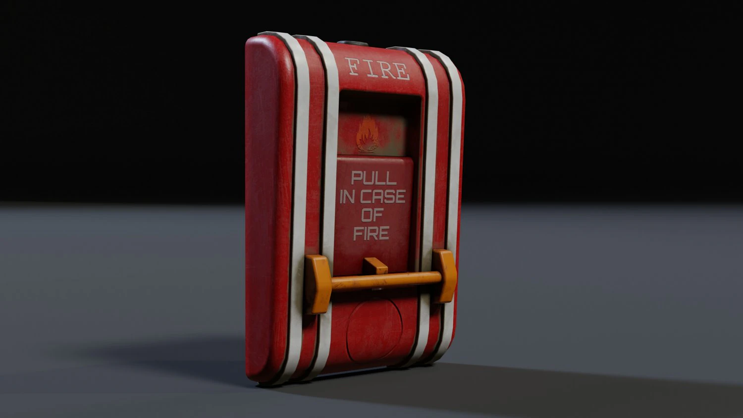 Fire Alarm 3D Model .c4d .max .obj .3ds .fbx .stl .blend 