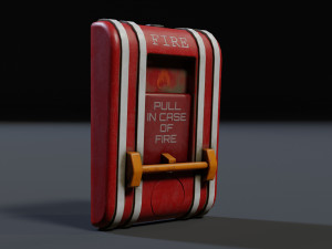 Fire Alarm 3D Model