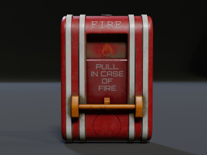 Fire Alarm Modello 3D