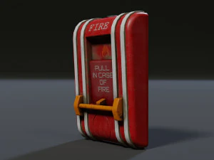 Fire Alarm 3D Model