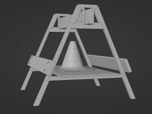 Safety Barrier 3D Model