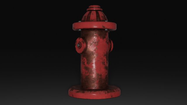 Fire Hydrant Modelo 3D .c4d .max .obj .3ds .fbx .stl .blend 