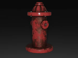 Idrante antincendio Modello 3D