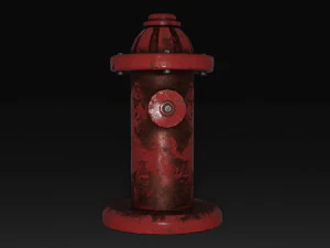 Idrante antincendio Modello 3D