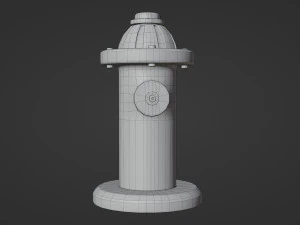 Idrante antincendio Modello 3D