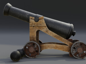 Cannon 3Dモデル