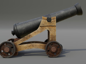 Cannon 3Dモデル
