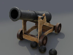 Cannone Modello 3D