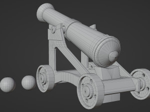 Cannon 3Dモデル