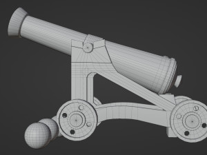 Cannon 3Dモデル