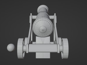 Cannon 3Dモデル