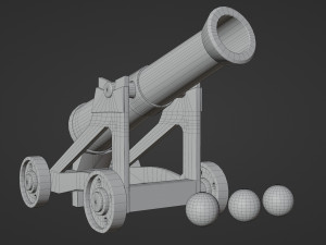 Cannon 3Dモデル