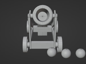 Cannon 3Dモデル