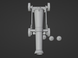 Cannon 3Dモデル