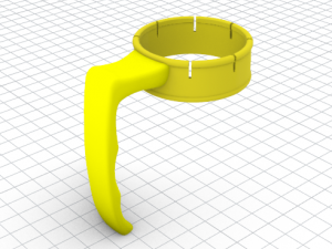 automatic handle for beer and soda cans Modèle 3D