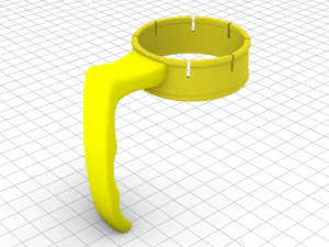 automatic handle for beer and soda cans 3D Model