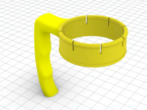 automatic handle for beer and soda cans 3D Model