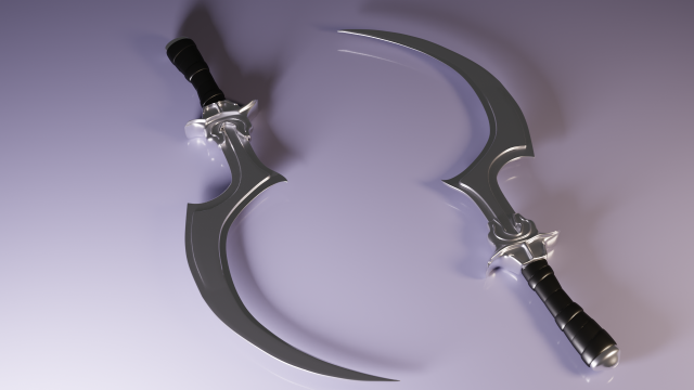 sickle 3D 模型 .c4d .max .obj .3ds .fbx .stl .blend 