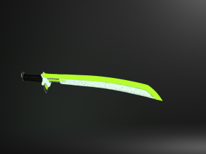 high-tech sword Modelo 3D