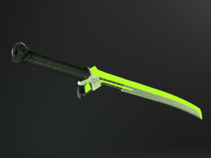 high-tech sword Modelo 3D