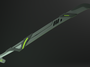 high-tech sword Modelo 3D