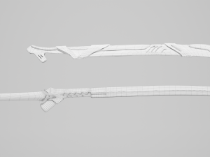 high-tech sword Modelo 3D
