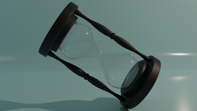 hourglass 3D Модель .c4d .max .obj .3ds .fbx .stl .blend 