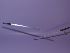six swords Modèle 3D