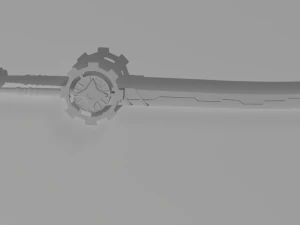 red sword 3D Model