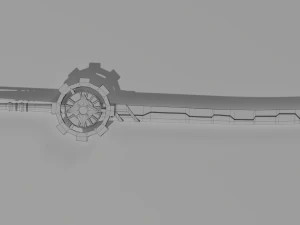 red sword 3D Model