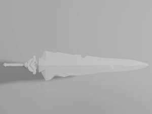 剑 3D 模型