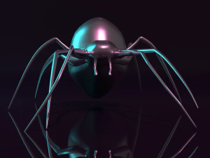 metallic spider 3D Model