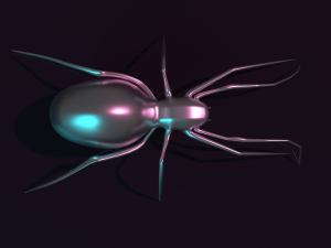 metallic spider 3D Модель