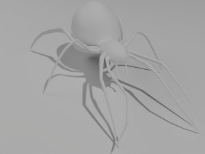 metallic spider 3D Модель