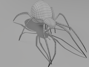 metallic spider 3D Модель
