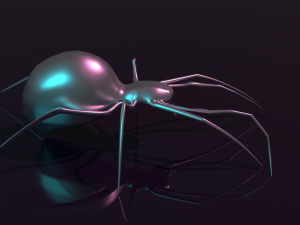 metallic spider 3D Модель