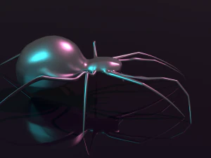 metallic spider 3D Model