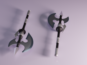 battle axe 3D 模型