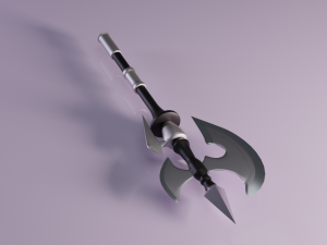 battle axe Modelo 3D