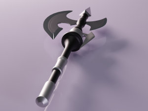 battle axe Modelo 3D