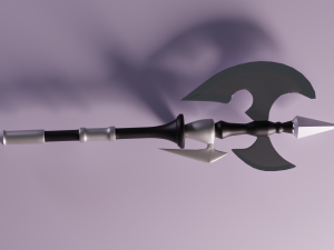 battle axe Modelo 3D