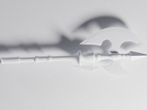 battle axe Modelo 3D